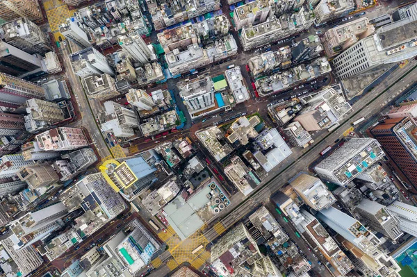 Jordania Hong Kong Abril 2019 Vista Aérea Ciudad Hong Kong — Foto de Stock