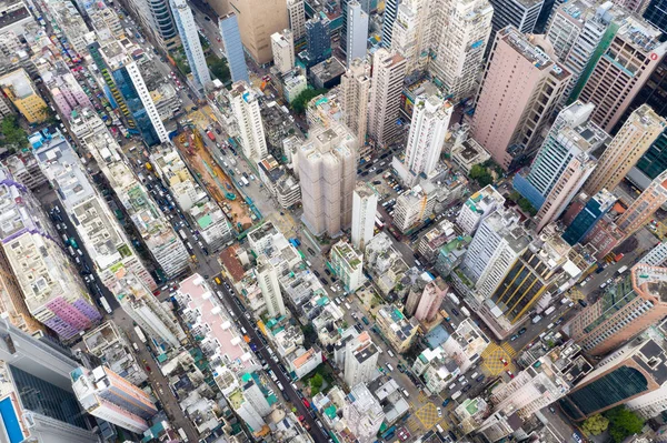 Yau Tei Hong Kong Mayo 2019 Vista Superior Ciudad Del — Foto de Stock