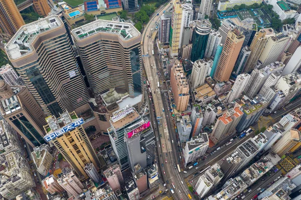 香港铜锣湾 2019年5月7日 香港城市美景 — 图库照片