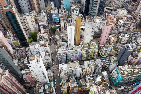 Yau Tei Hong Kong Mayo 2019 Vista Superior Ciudad Del — Foto de Stock