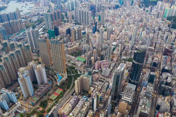 Yau Tei Hong Kong May 2019 Top View Hong Kong — стокове фото