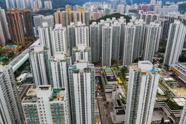 Sha Tin Hong Kong Maio 2019 Vista Superior Cidade Hong — Fotografia de Stock
