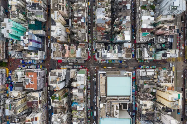 Sham Shui Hong Kong Mayo 2019 Vista Aérea Ciudad Hong — Foto de Stock