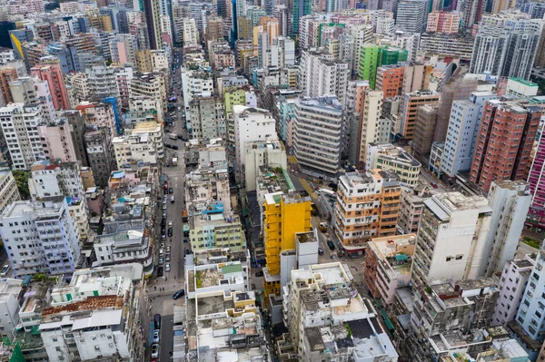 Sham Shui Hong Kong Maj 2019 Top Utsikt Över Hong — Stockfoto