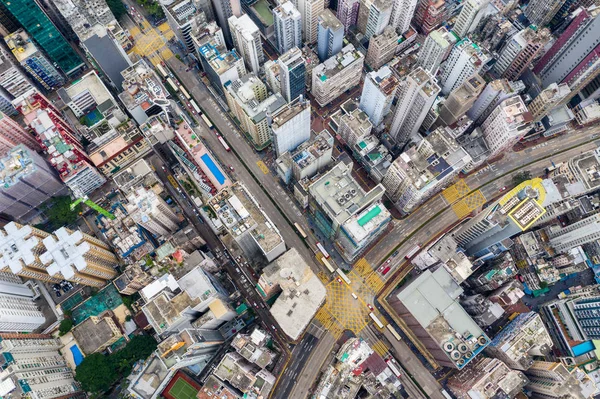 2019年4月21日 香港市のトップビュー — ストック写真