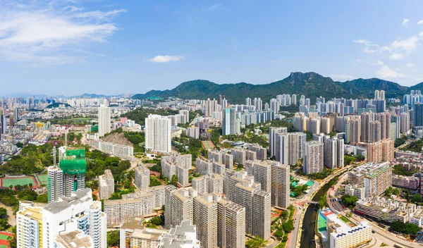 Wong Tai Sin Hongkong Maj 2019 Panoramabild För Staden Hongkong — Stockfoto