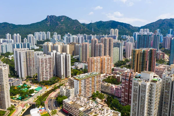 Wong Tai Sin Hong Kong May 2019 Panoramic Shot City — ストック写真