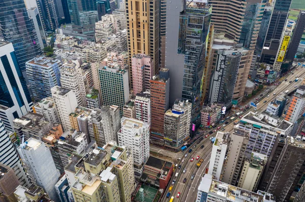 Causeway Bay Hong Kong Mag 2019 Vista Dall Alto Della — Foto Stock