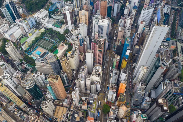 Козвей Бей Гонконг Травня 2019 Вид Місто Гонконг — стокове фото