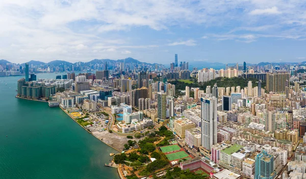 Hung Hom Hong Kong Mai 2019 Panoramaaufnahme Für Die Stadt — Stockfoto