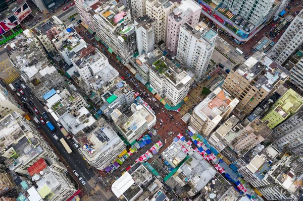 Sham Shui Hong Kong Mai 2019 Vue Aérienne Ville Hong — Photo