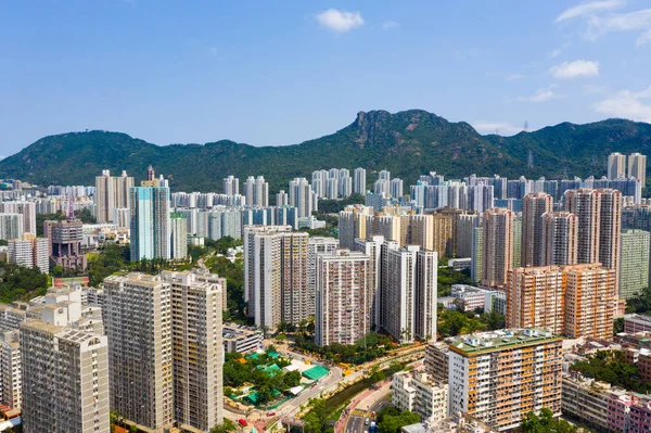 Wong Tai Sin Hong Kong May 2019 Panoramic Shot City — ストック写真