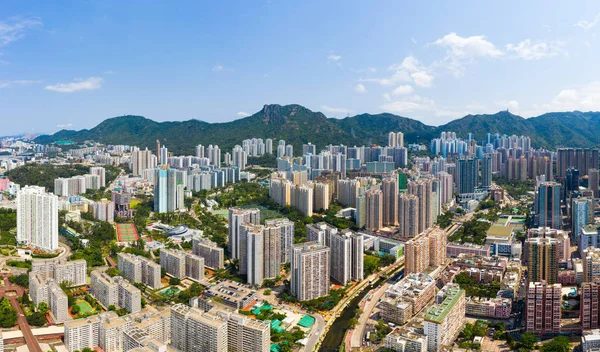 Wong Tai Sin Hong Kong May 2019 Panoramic Shot City — Stock Photo, Image