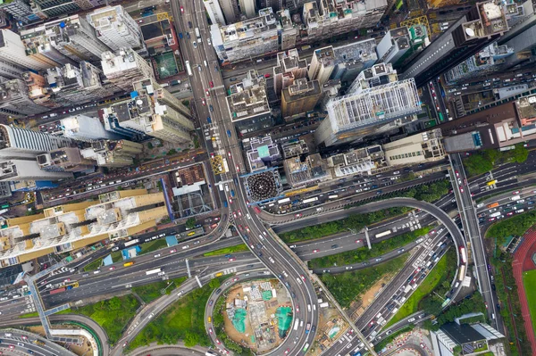 Causeway Bay Hong Kong Mayo 2019 Vista Superior Del Distrito — Foto de Stock