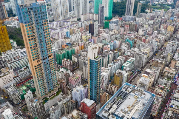 Шам Шуй Гонконг Травня 2019 Вид Місто Гонконг — стокове фото