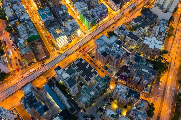 Città Kowloon Hong Kong Maggio 2019 Vista Dall Alto Della — Foto Stock