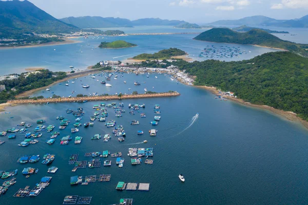 Tai Hong Kong Maio 2019 Vista Superior Porto Hong Kong — Fotografia de Stock