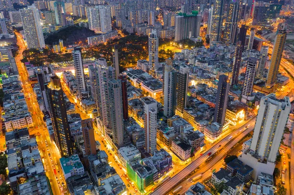 Città Kowloon Hong Kong Maggio 2019 Vista Dall Alto Della — Foto Stock