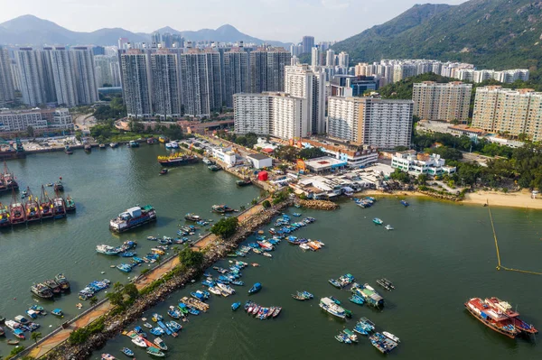 Tuen Mun Hong Kong Mai 2019 Luftaufnahme Der Goldküste Von — Stockfoto