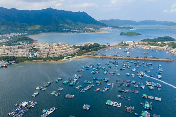 Tai Hong Kong Maggio 2019 Vista Dall Alto Del Porto — Foto Stock