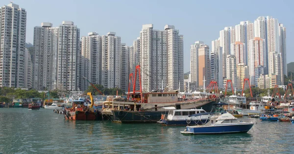 Aberdeen Hong Kong Mai 2019 Fischereihafen Von Hong Kong — Stockfoto
