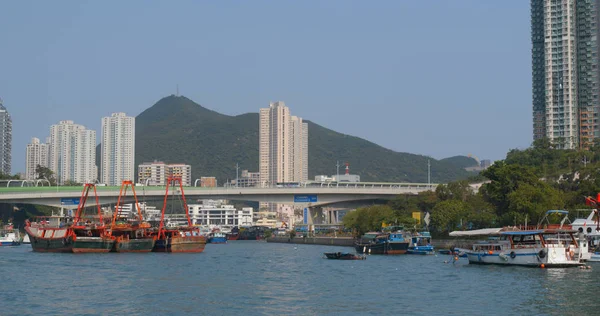 Абердин Гонконг Мая 2019 Года Гонконгский Порт Абердине — стоковое фото
