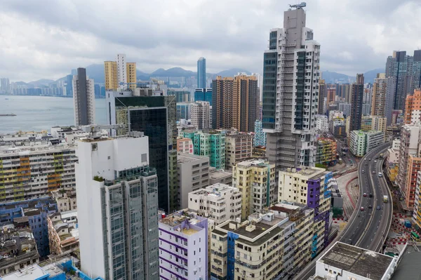 Kwa Wan Hong Kong Maj 2019 Top Utsikt Över Hong — Stockfoto