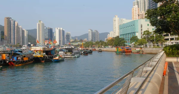 Aberdeen Hong Kong Maio 2019 Porto Porto Pesca Hong Kong — Fotografia de Stock