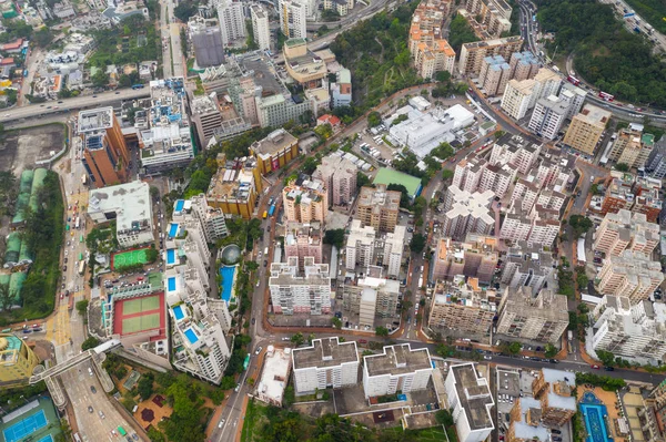 Kowloon Tong Hong Kong Mayo 2019 Vista Superior Ciudad Hong —  Fotos de Stock