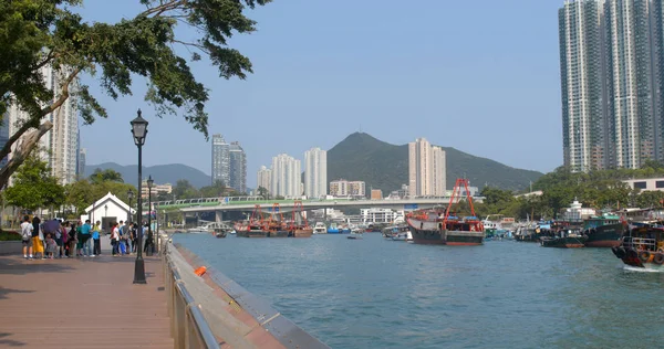 Aberdeen Hong Kong May 2019 Hong Kong Harbor Port Aberdeen — Stock Photo, Image