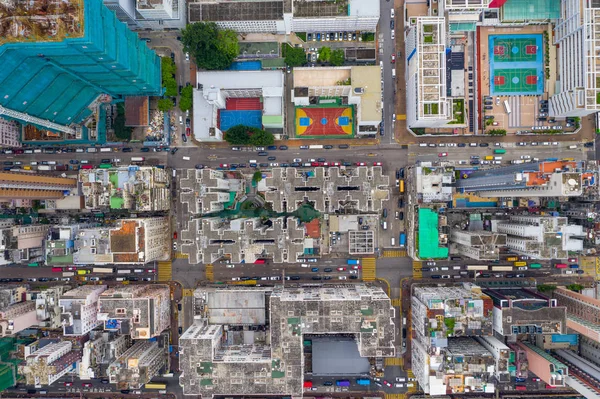 Sham Shui Hong Kong Mai 2019 Blick Von Oben Auf — Stockfoto