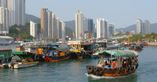 Aberdeen Hong Kong Mayo 2019 Puerto Pesquero Hong Kong — Foto de Stock
