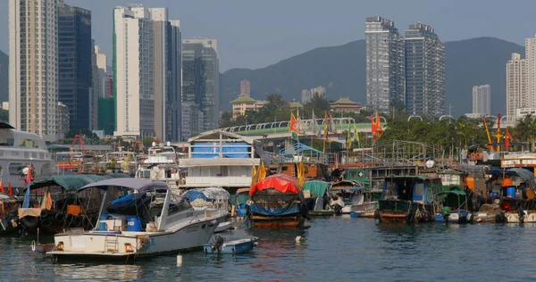 Aberdeen Hong Kong May 2019 Hong Kong Fishing Harbor Port — Stock Photo, Image