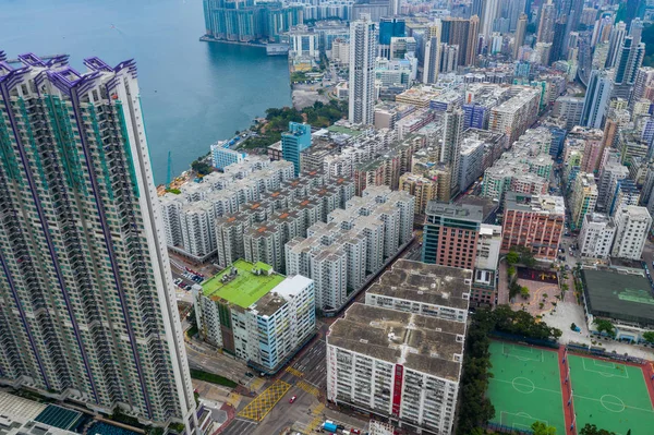 Hung Hom Hong Kong Mai 2019 Draufsicht Auf Das Wohnviertel — Stockfoto