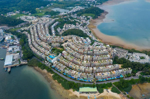 Tai Hong Kong Mayo 2019 Vista Aérea Ciudad Residencial Hong — Foto de Stock