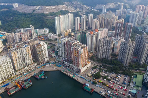 Chai Wan Χονγκ Κονγκ Μαΐου 2019 Εναέρια Θέα Του Χονγκ — Φωτογραφία Αρχείου