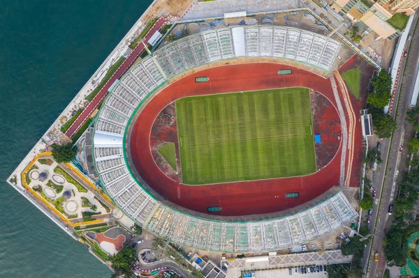 Chai Wan Hongkong Květen 2019 Vzdušný Pohled Hongkong Sportovní Stadion — Stock fotografie