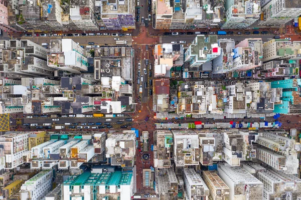 Sham Shui Hong Kong Mayo 2019 Vista Aérea Ciudad Hong — Foto de Stock