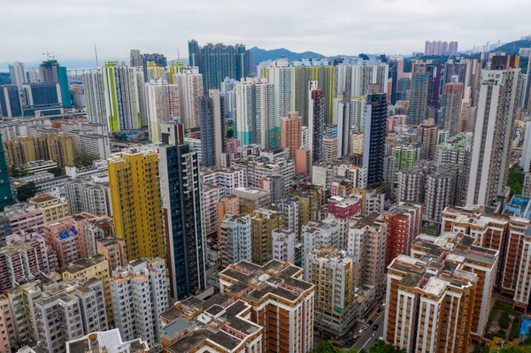 シャム シュイ 2019 香港の街のトップビュー — ストック写真
