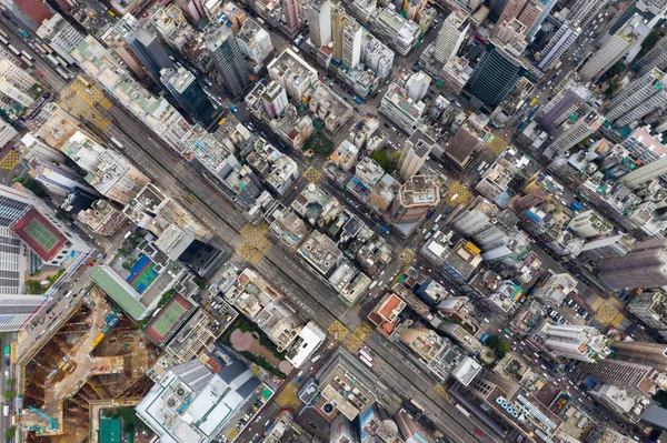 Yau Tei Hong Kong Května 2019 Letecký Pohled Město Hongkong — Stock fotografie