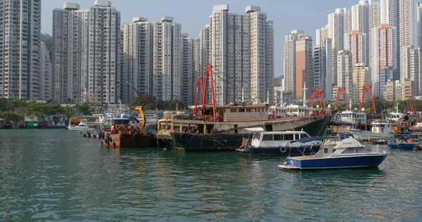 Aberdeen Hong Kong Mai 2019 Fischereihafen Von Hong Kong — Stockfoto