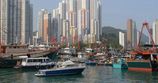 Aberdeen Hong Kong Mayo 2019 Puerto Pesquero Hong Kong — Foto de Stock