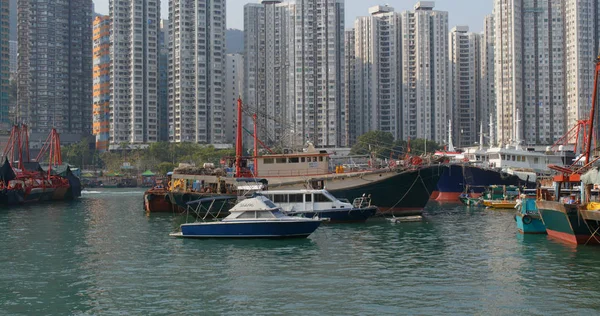 香港阿伯丁 2019年5月12日 香港港港 — 图库照片