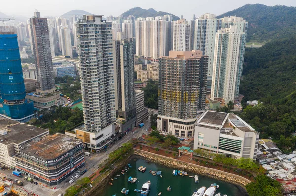 Lei Yue Mun Hong Kong Maio 2019 Vista Superior Cidade — Fotografia de Stock