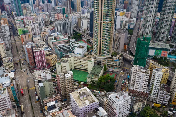 Sham Shui Hongkong Maj 2019 Top Utsikt Över Hong Kong — Stockfoto
