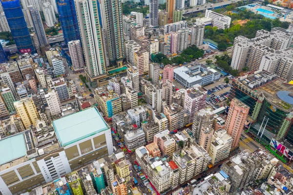 Sham Shui Hong Kong Maj 2019 Top Utsikt Över Hong — Stockfoto