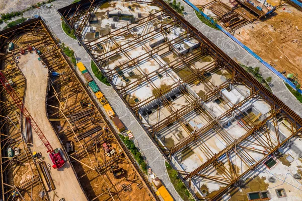 Kai Tak Hong Kong Maio 2019 Vista Superior Canteiro Obras — Fotografia de Stock