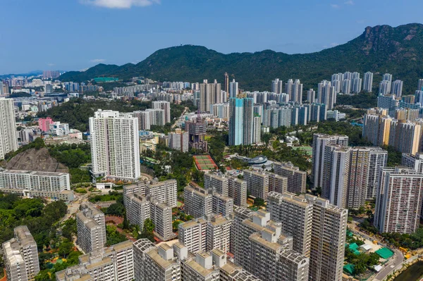 Wong Tai Sin Hong Kong Mayo 2019 Vista Aérea Ciudad —  Fotos de Stock