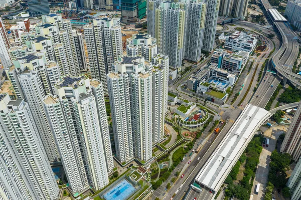 Kai Tak Hongkong Maj 2019 Flygvy Över Hong Kong City — Stockfoto