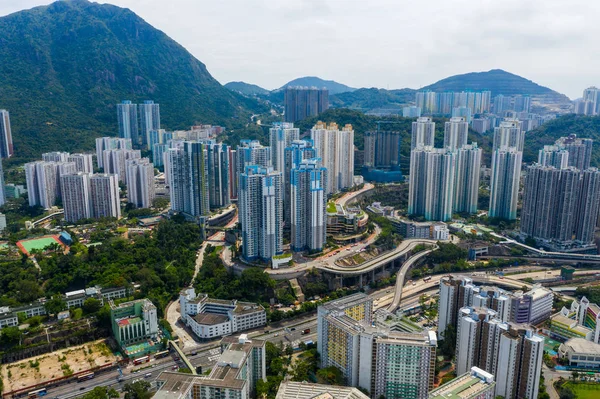 Kowloon Bay Hong Kong Mai 2019 Luftaufnahme Hong Kong City — Stockfoto